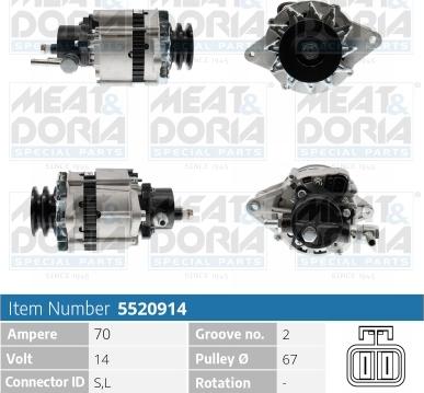 Meat & Doria 5520914 - Ģenerators autodraugiem.lv