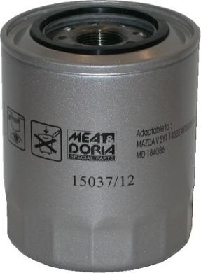 Meat & Doria 15037/12 - Eļļas filtrs autodraugiem.lv