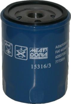 Meat & Doria 15316/3 - Eļļas filtrs autodraugiem.lv