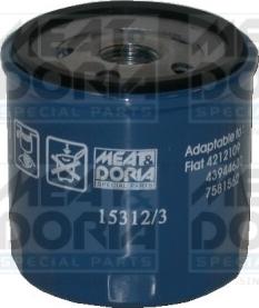Meat & Doria 15312 - Eļļas filtrs autodraugiem.lv