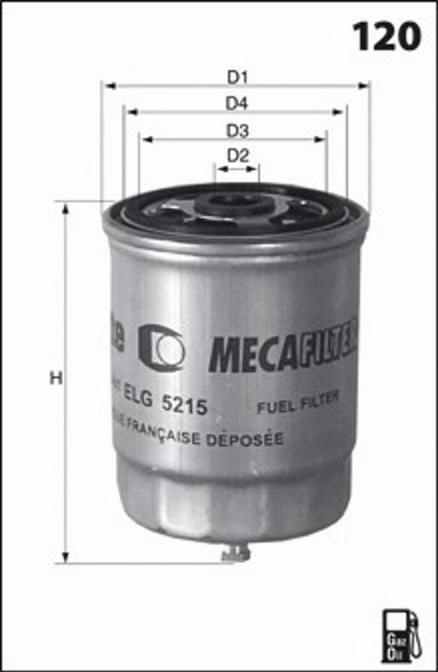 Mecafilter G25 - Degvielas filtrs autodraugiem.lv