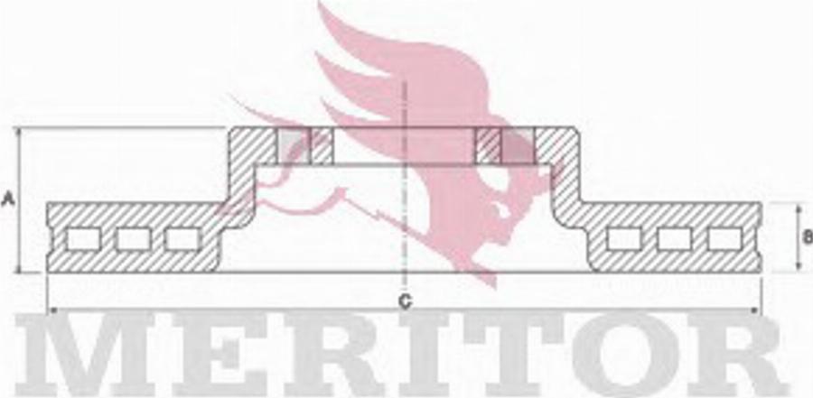 Meritor MBR2694 - Bremžu diski autodraugiem.lv