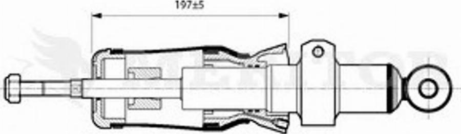 Meritor MLF5000 - Demferis, Kabīnes stiprinājums autodraugiem.lv