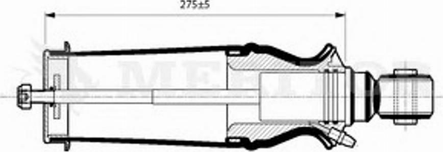 Meritor MLF5109 - Demferis, Kabīnes stiprinājums autodraugiem.lv