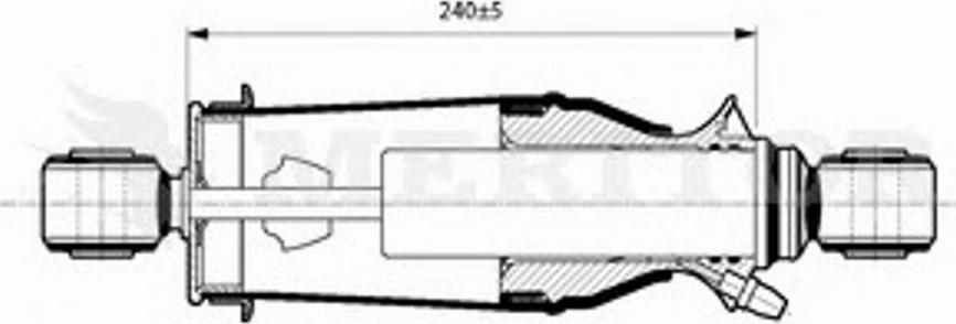 Meritor MLF5100 - Demferis, Kabīnes stiprinājums autodraugiem.lv