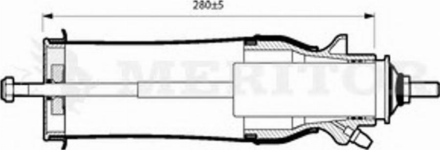 Meritor MLF5102 - Demferis, Kabīnes stiprinājums autodraugiem.lv