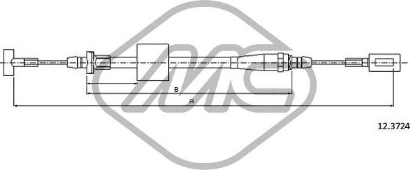 Metalcaucho 81394 - Trose, Stāvbremžu sistēma autodraugiem.lv