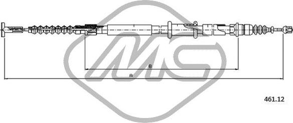 Metalcaucho 81317 - Trose, Stāvbremžu sistēma autodraugiem.lv
