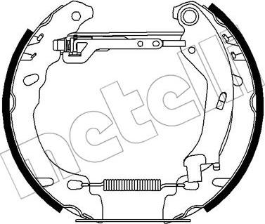 Metelli 51-0446 - Bremžu loku komplekts autodraugiem.lv