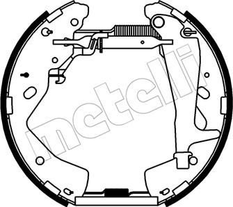 Metelli 51-0556 - Bremžu loku komplekts autodraugiem.lv