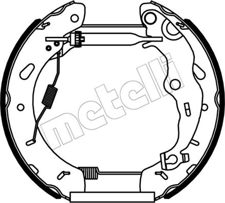 Metelli 51-0535 - Bremžu loku komplekts autodraugiem.lv