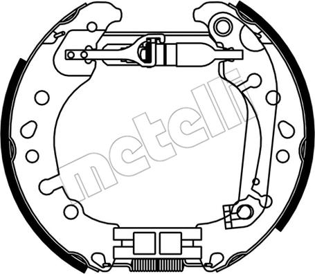 Metelli 51-0530 - Bremžu loku komplekts autodraugiem.lv