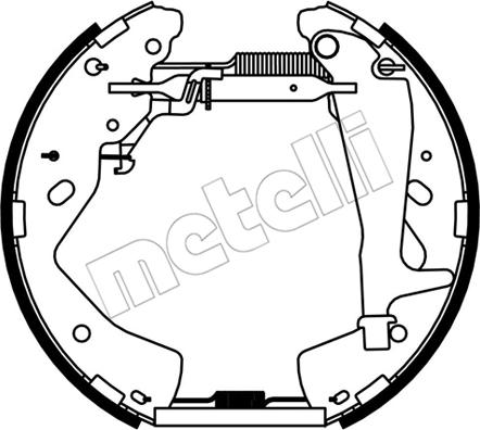 Metelli 51-0537 - Bremžu loku komplekts autodraugiem.lv