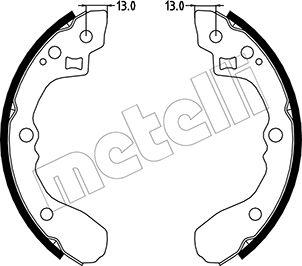 Metelli 53-0220 - Bremžu loku komplekts autodraugiem.lv