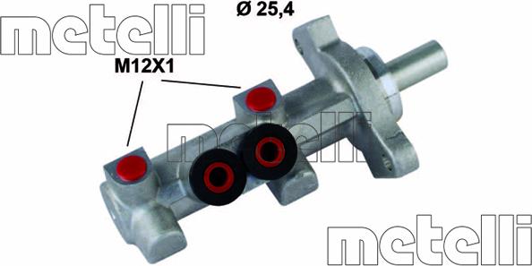 Metelli 05-0615 - Galvenais bremžu cilindrs autodraugiem.lv