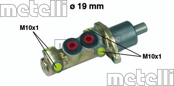 Metelli 05-0061 - Galvenais bremžu cilindrs autodraugiem.lv