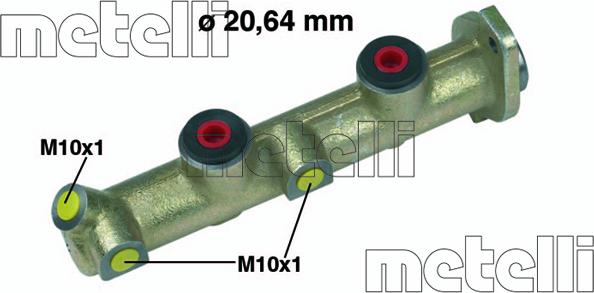 Metelli 05-0085 - Galvenais bremžu cilindrs autodraugiem.lv