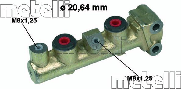 Metelli 05-0038 - Galvenais bremžu cilindrs autodraugiem.lv