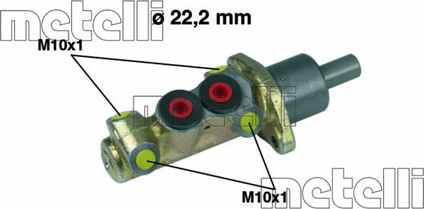 Metelli 05-0196 - Galvenais bremžu cilindrs autodraugiem.lv