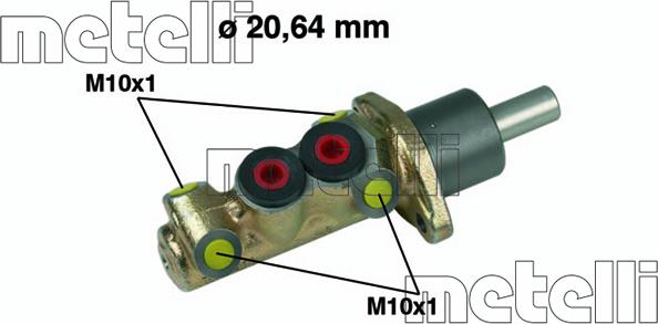 Metelli 05-0193 - Galvenais bremžu cilindrs autodraugiem.lv