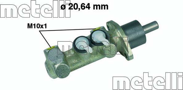 Metelli 05-0147 - Galvenais bremžu cilindrs autodraugiem.lv
