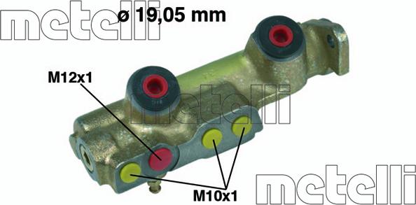 Metelli 05-0131 - Galvenais bremžu cilindrs autodraugiem.lv