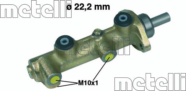 Metelli 05-0127 - Galvenais bremžu cilindrs autodraugiem.lv