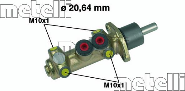 Metelli 05-0300 - Galvenais bremžu cilindrs autodraugiem.lv