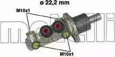 Metelli 05-0219 - Galvenais bremžu cilindrs autodraugiem.lv
