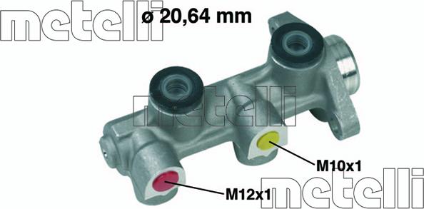 Metelli 05-0224 - Galvenais bremžu cilindrs autodraugiem.lv