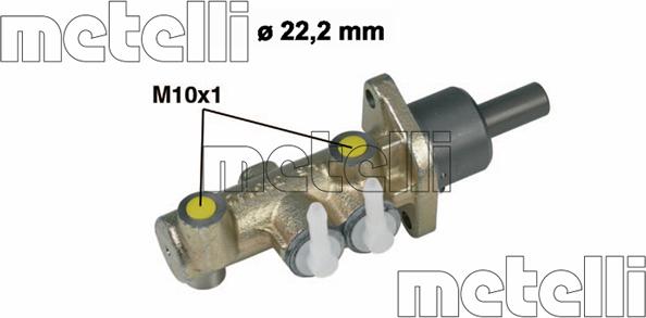 Metelli 05-0279 - Galvenais bremžu cilindrs autodraugiem.lv