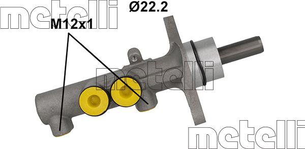 Metelli 05-1186 - Galvenais bremžu cilindrs autodraugiem.lv