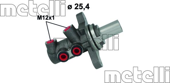 Metelli 05-1134 - Galvenais bremžu cilindrs autodraugiem.lv
