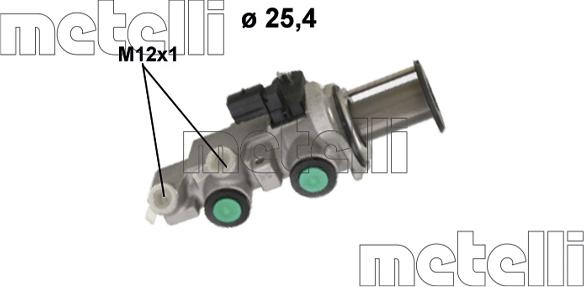 Metelli 05-1266 - Galvenais bremžu cilindrs autodraugiem.lv