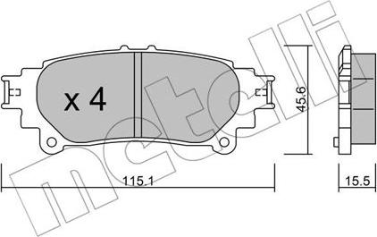 Metelli 22-0939-0 - Eļļas filtrs autodraugiem.lv