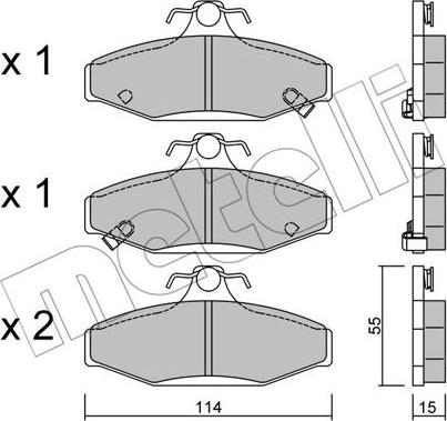 Japanparts PP-997MK - Bremžu uzliku kompl., Disku bremzes autodraugiem.lv