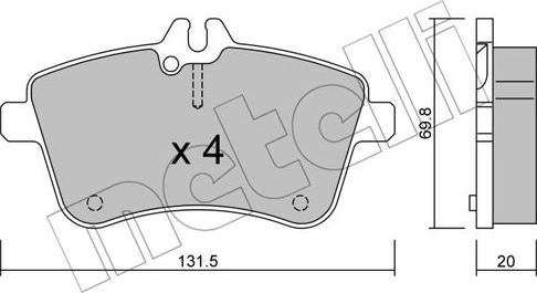 Metelli 22-0647-0 - Eļļas filtrs autodraugiem.lv