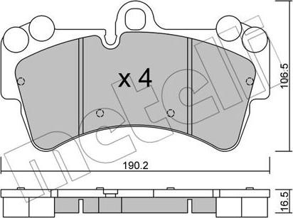 Metelli 22-0654-0 - Eļļas filtrs autodraugiem.lv