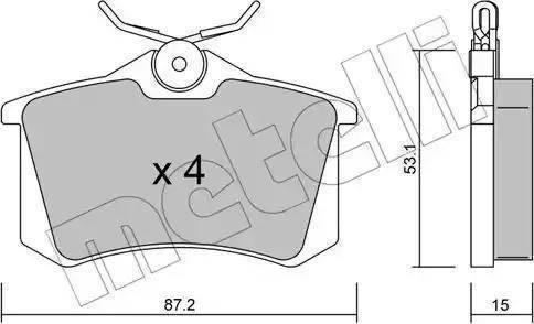 Sangsin Brake SP2050 - Bremžu uzliku kompl., Disku bremzes autodraugiem.lv