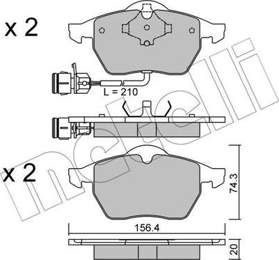 Japanparts PA-0900MK - Bremžu uzliku kompl., Disku bremzes autodraugiem.lv