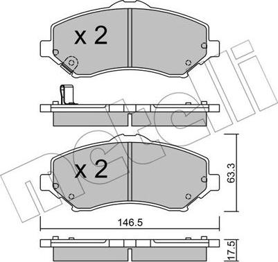 Metelli 22-0862-0 - Eļļas filtrs autodraugiem.lv