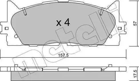 Sangsin Brake SP2080 - Bremžu uzliku kompl., Disku bremzes autodraugiem.lv