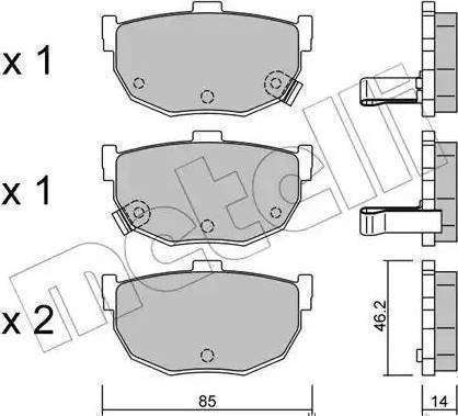 Parts-Mall PKA-012 - Bremžu uzliku kompl., Disku bremzes autodraugiem.lv