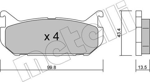 Metelli 22-0303-0 - Eļļas filtrs autodraugiem.lv