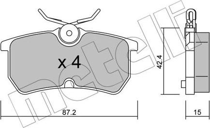 Metelli 22-0317-0 - Eļļas filtrs autodraugiem.lv