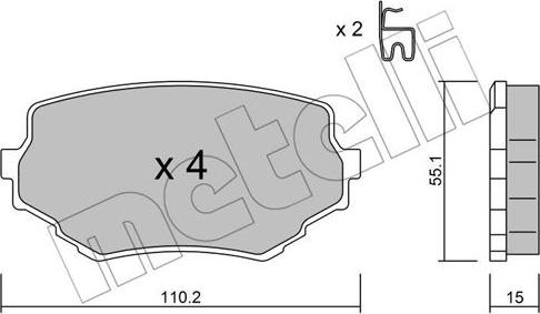 Metelli 22-0249-0 - Eļļas filtrs autodraugiem.lv