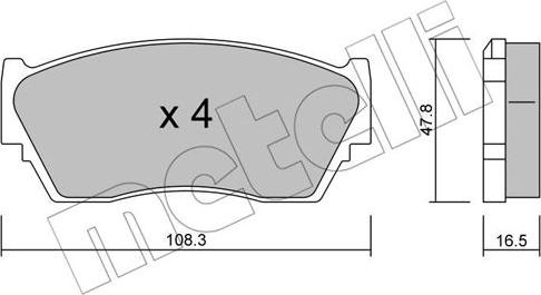 Metelli 22-0246-0 - Eļļas filtrs autodraugiem.lv