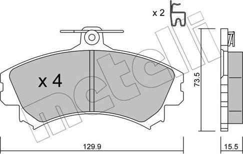 Metelli 22-0216-0 - Eļļas filtrs autodraugiem.lv