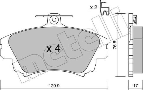 Metelli 22-0286-0 - Eļļas filtrs autodraugiem.lv