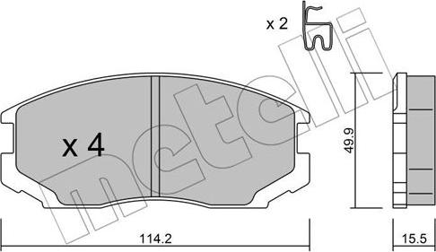 Metelli 22-0221-1 - Eļļas filtrs autodraugiem.lv